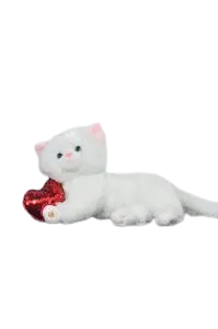 [010] Gato blanco con corazón