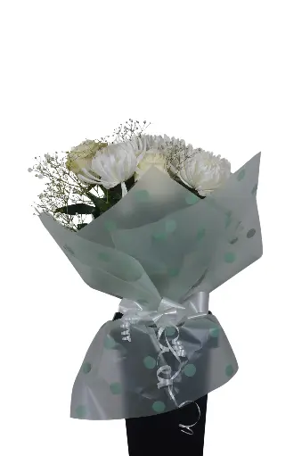 [010] Ramo de rosas y crisantemos 